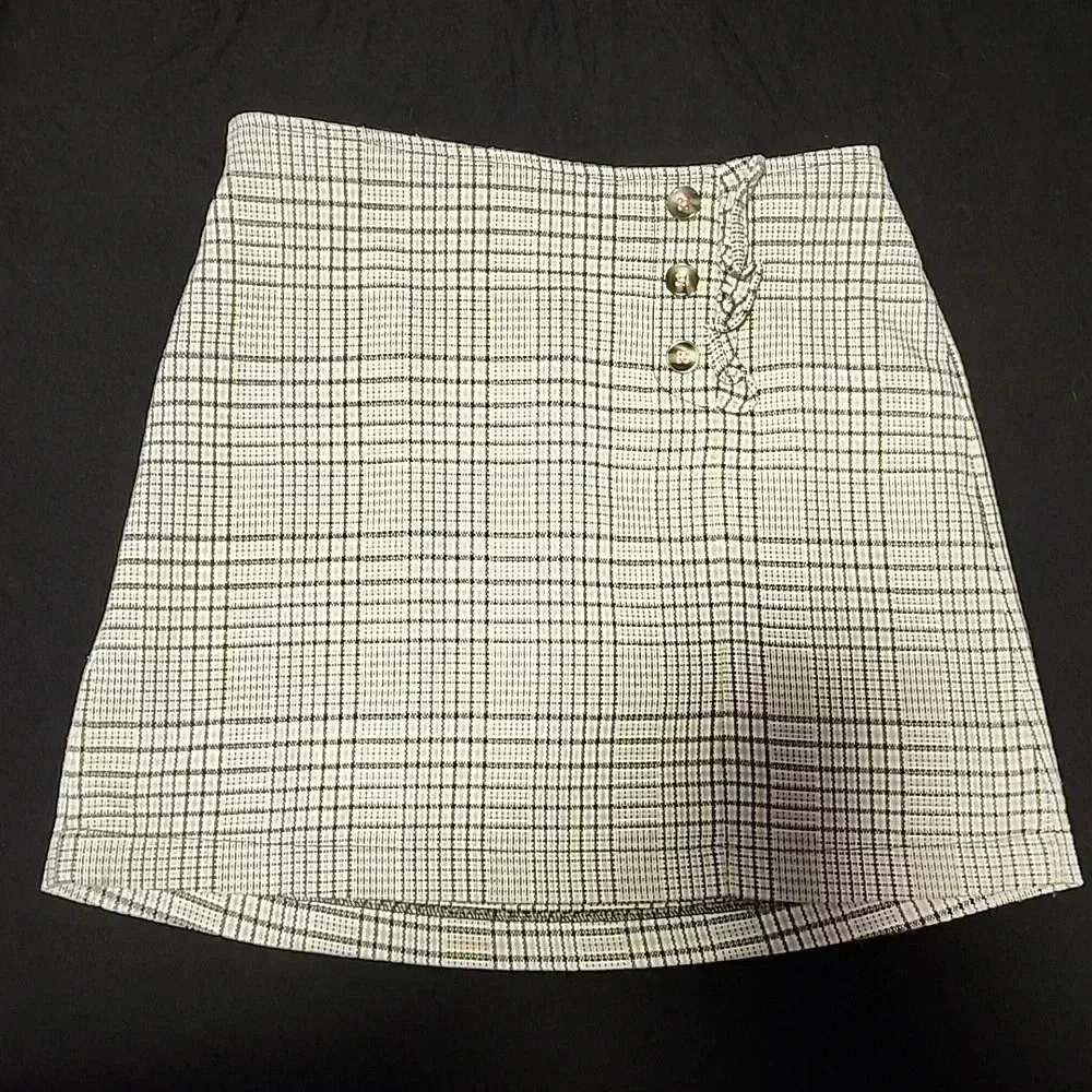 GB girls Plaid Skirt L